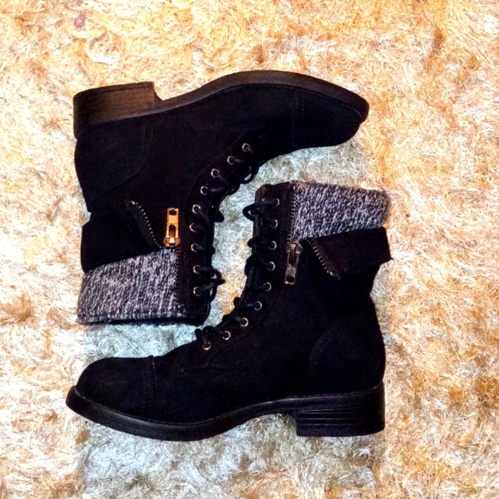 Black boots
